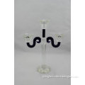 Crystal Candle Holder with 3 Posts (KLS120718-6C)